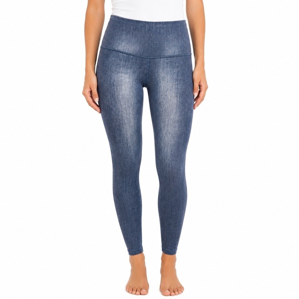 Lucy Do‎ Everything Denim Print Leggings XS Faux Jean Jeggings